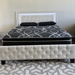 King And Queen Size Available, King $429 And Queen $349/Complete Bed Frame With New Mattress/Fast Delivery
