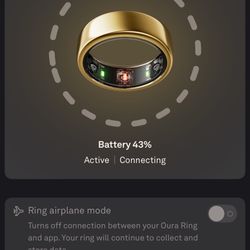 Gold Horizon Gen3 Oura Ring-Size 9 ** Firm On price**