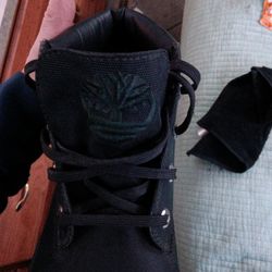 Black Timberland Size 12 Boots 