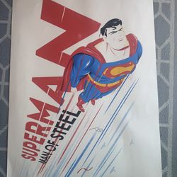Superman Man of Steel poster