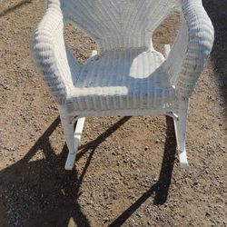 Vintage Wicker Rocking Chair 