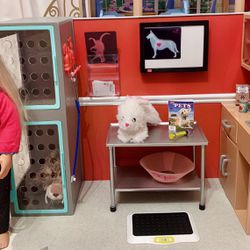 American girl Doll- Our generation Vet Clinic 
