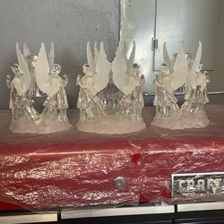 Crystals Angels Candle Holder