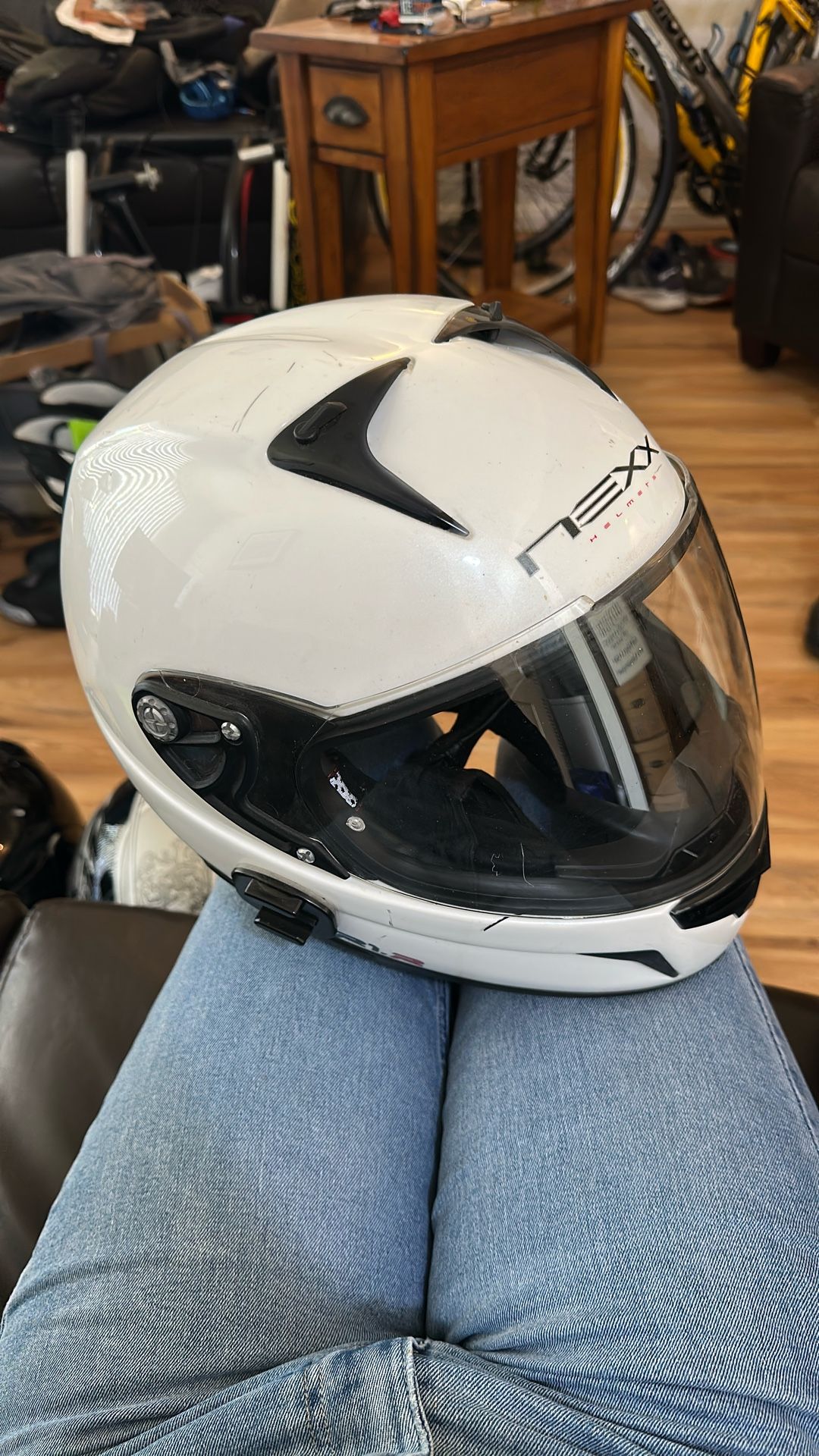 Nexx White Helmet Motorcycle