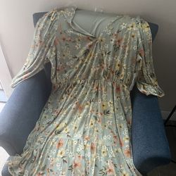 Flower Dress 2xl 