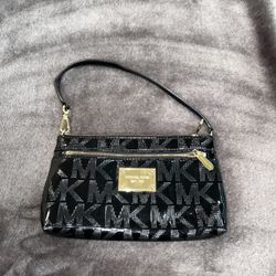 Michael Kors Black Glossy Purse 👜