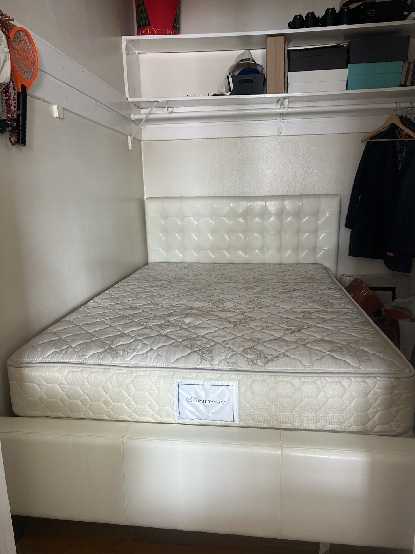 Full Bed (includes box spring, frame and headboard)