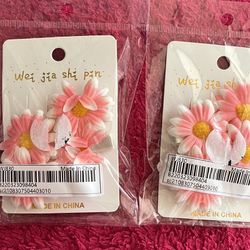 Flower Hair Clips