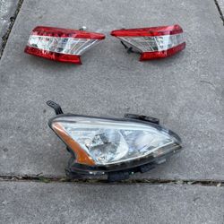 Nissan Sentra 2011 to 2017  Headlights And Tail Lights