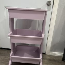 Lavender- 3 Tier Rolling Cart- 2 Available