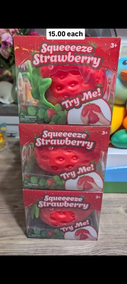 Squeeze strawberry squishy