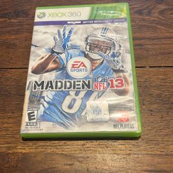 Madden 13 Xbox 360 Game 