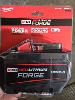 Milwaukee 18V 12.0 FORGE Battery
