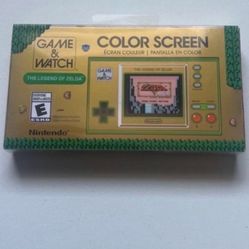 Game And Watch System / Console - Brand New - The Legend Of Zelda - Nintendo - Brand New 