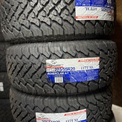 275/55/20 Atlander All Terrain EACH TIRE $150/ CADA LLANTA- INSTALLED AND BALANCED 