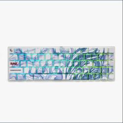 Yugioh x HiGround Performance Base 65 Keyboard - Blue Eyes White Dragon
