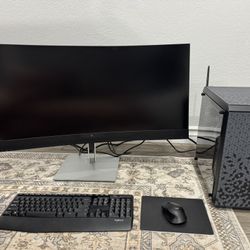 Complete Mid Tier Gaming PC With Ultrawide Monitor - 9600X CPU 9060XT GPU