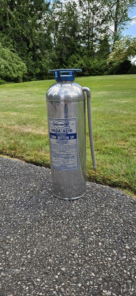 Empty Fire Extinguisher