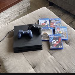 PS4 Pro- PlayStation 4 Pro With Gran Turismo  7 + Others