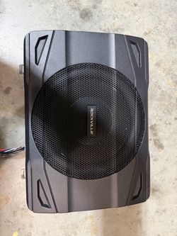 Rockville Powered Under-Seat Subwoofer – Works Great – $90