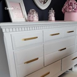 Modern Solid Wood Dresser 