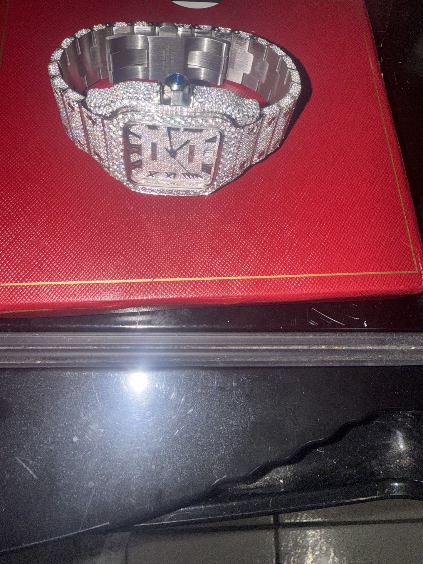Moissanite Vvs Cartier Santos 