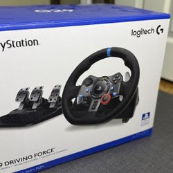Logitech G29 Racing Wheel (PS5/PS4/PC) – Excellent Condition w/ Box