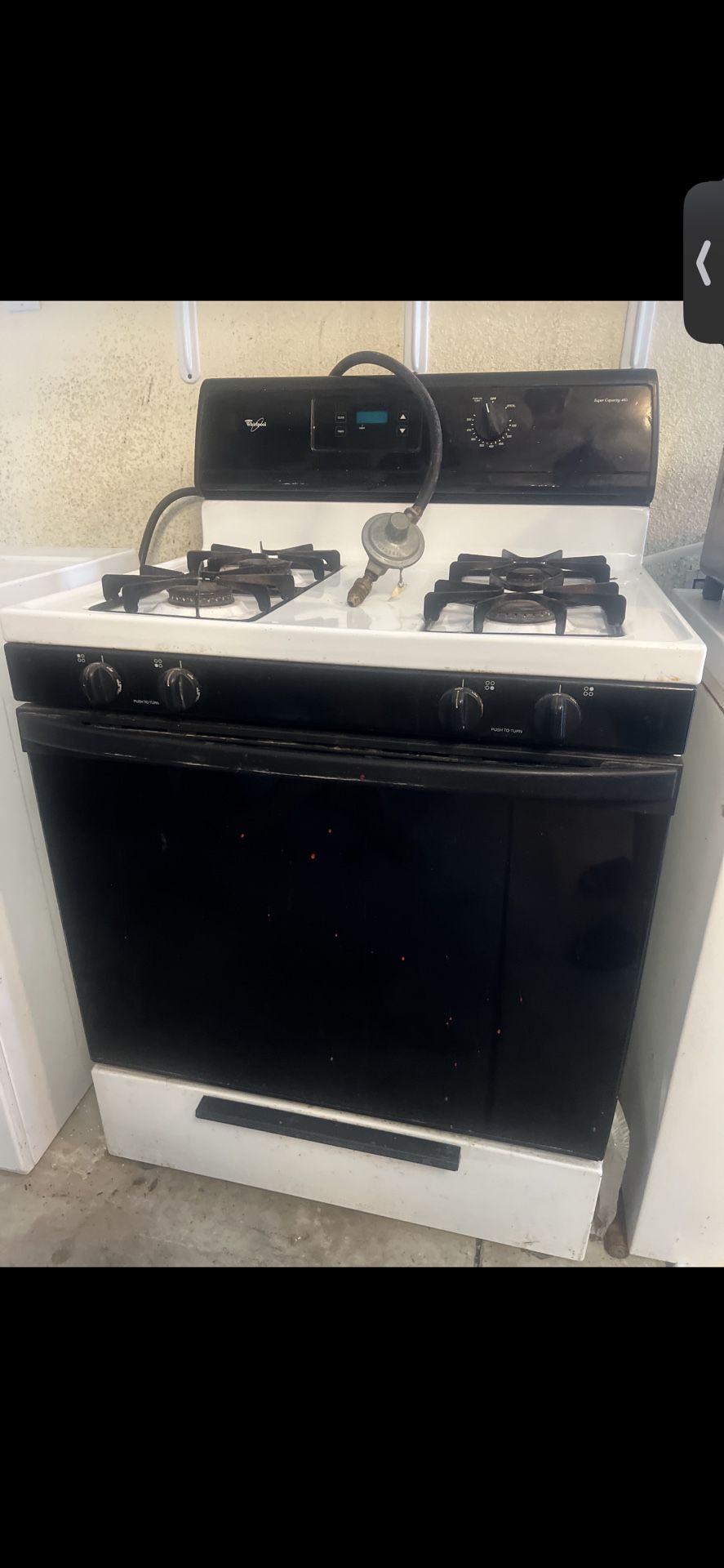 Gas Stove With Propane Tank Connection
