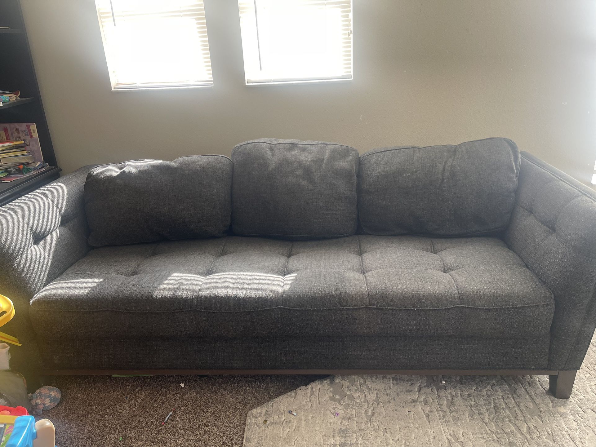 Gray Sturdy Sofa