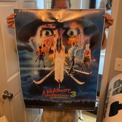 Nightmare On elm St 3 & Friday The 13th Part 7 Movie Posters