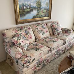 Beautiful Floral Couch