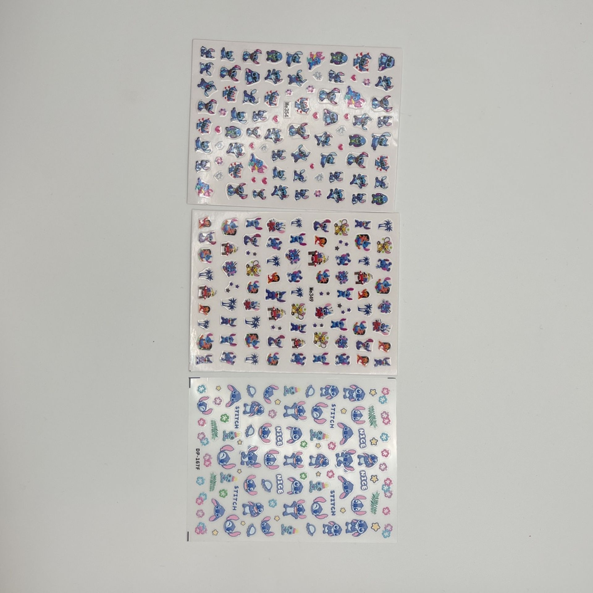 Lilo and stitch 3-D Design Nail Stickers