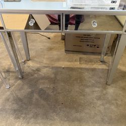 Mirrored Desk And Chair 