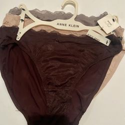 NEW!! Anne Klein  Underwear Bikini Panties Size: S