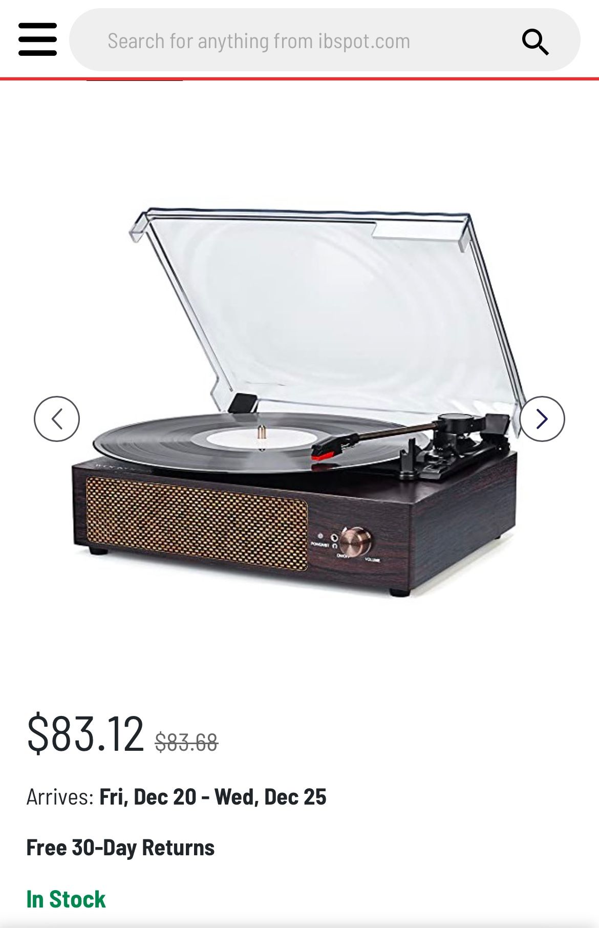 Wockoder Record Player