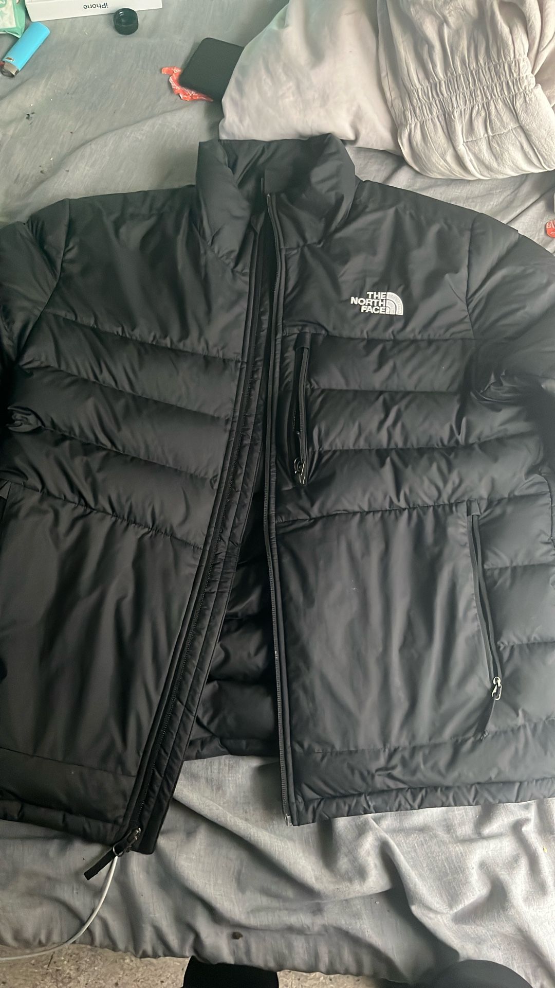 The North Face /jacket/black/white/Size M