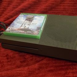 Battlefield Army Green Xbox One S (1TB) w/ brand new Star Wars Battlefront