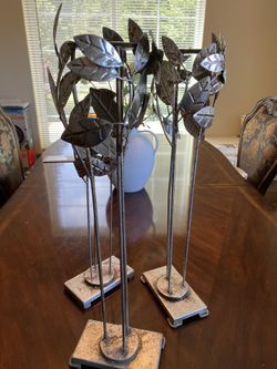 Beautiful Set Of metal Candle Holders