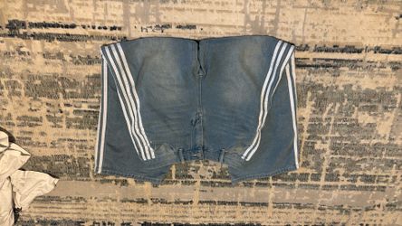 Balenciaga striped denim