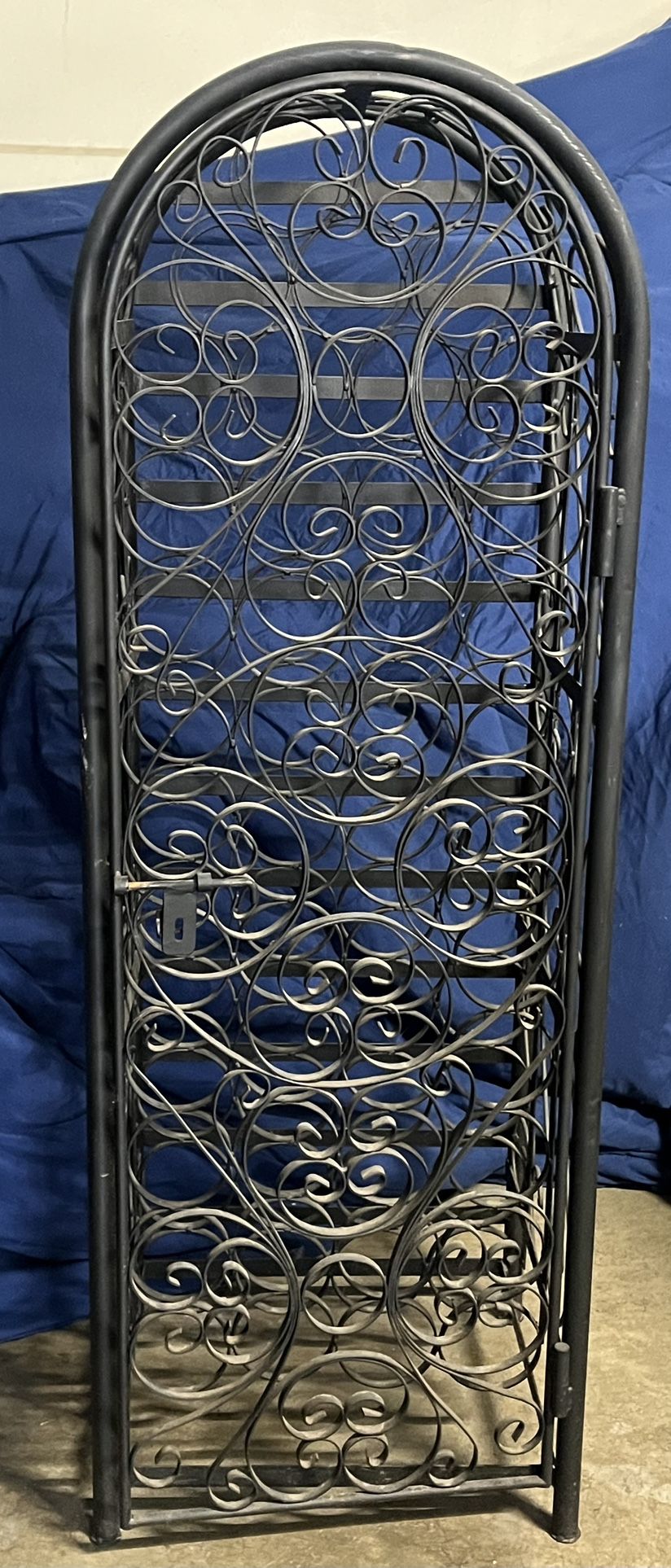Wrought Iron Wine Rack