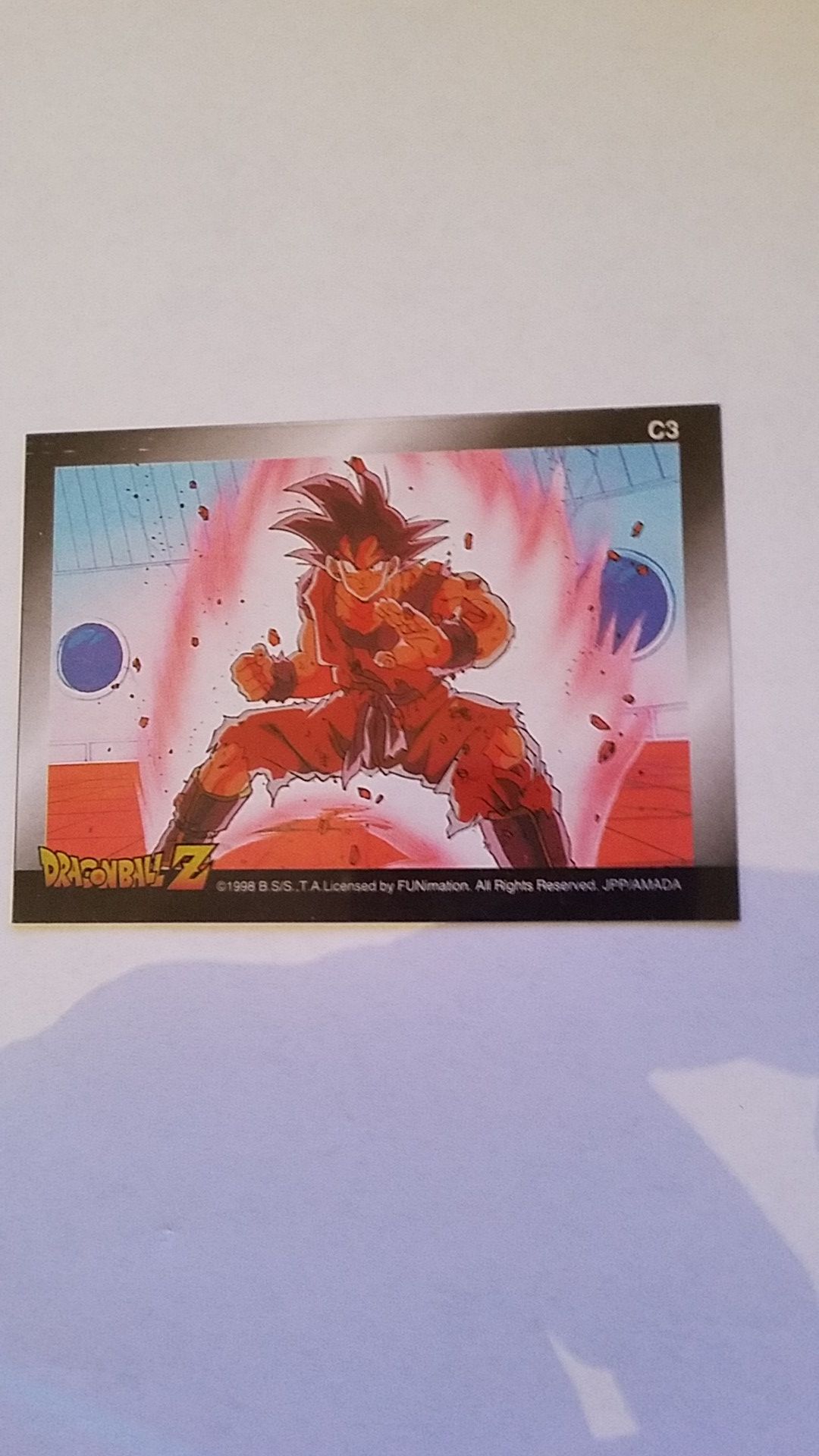 Goku ClearChrome Secret Rare C3 Dragonball Z looks perfect