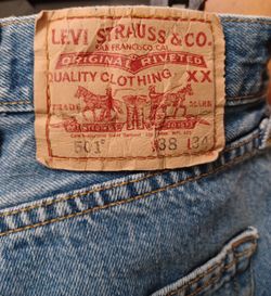 Levi Strauss Men's 501 Jeans sz. W38 L34