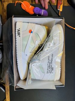 Off White Triple White Jordan 1s