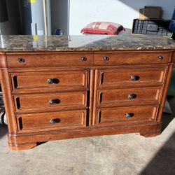 Large Dresser And Mirror
