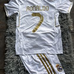 Real Madrid Retro Ronaldo Soccer Jersey