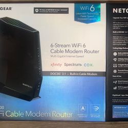 Nighthawk AX6 Modem Router 