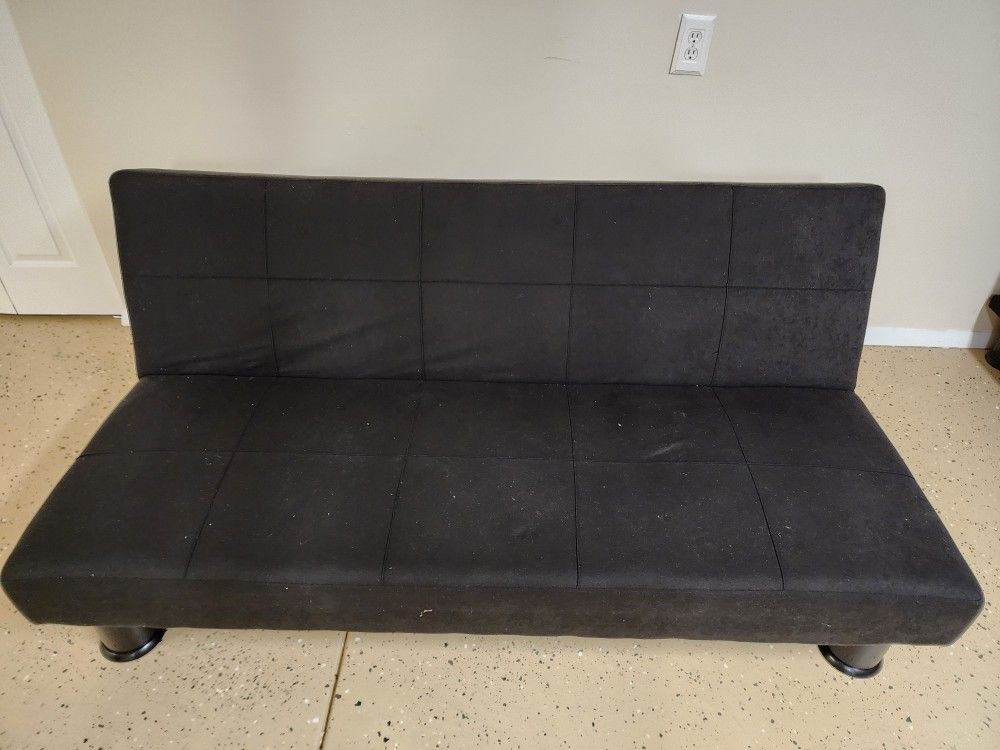 Futon Sofa Convertible - Black