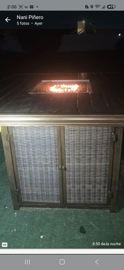 Outdoor Propane Fire Pit Table