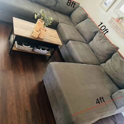 Living spaces Gray Molecular Sofa