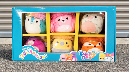Original Squishmallows Squish-Doos 6-Pack Plush Gift Set